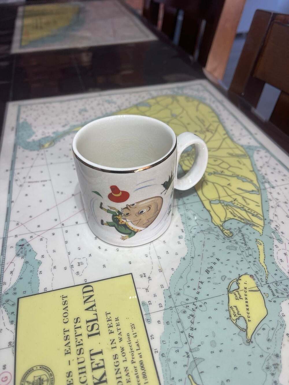 Vintage Arklow Ireland, Humpty Dumpty ironstone children’s mug